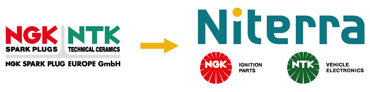 NGK NTK wird Niterra Logo